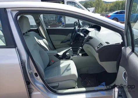 2012 Honda Civic Ex z USA, uszkodzony, nr VIN 2HGFB2F86CH570261